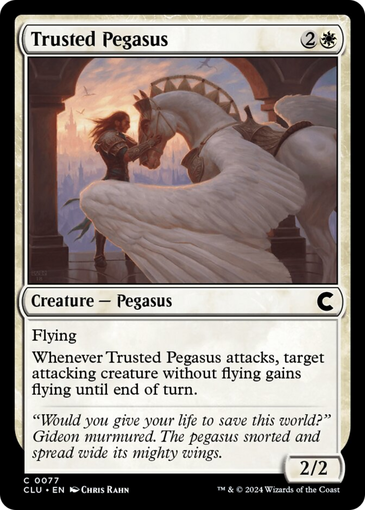 Trusted Pegasus [Ravnica: Clue Edition] | Tacoma Games