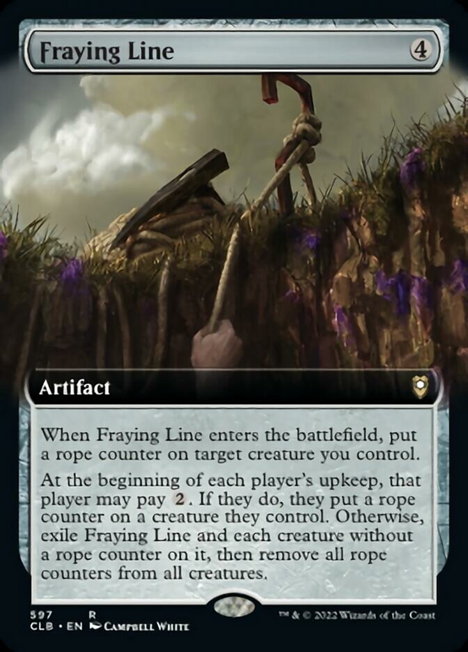 Fraying Line (Extended Art) [Commander Legends: Battle for Baldur's Gate] | Tacoma Games