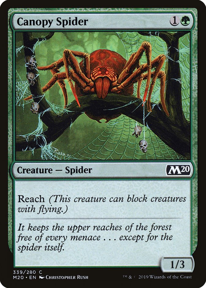 Canopy Spider [Core Set 2020] | Tacoma Games