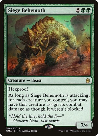 Siege Behemoth [Commander Anthology] | Tacoma Games