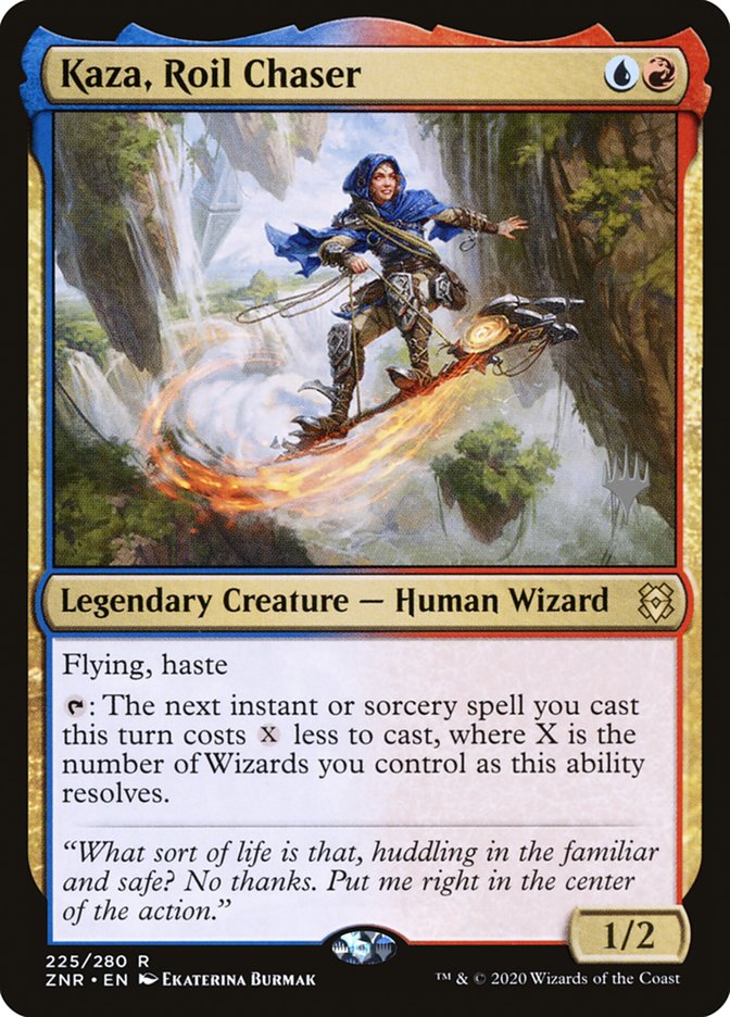 Kaza, Roil Chaser (Promo Pack) [Zendikar Rising Promos] | Tacoma Games