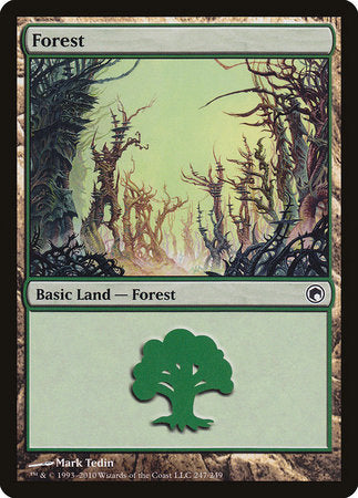 Forest (247) [Scars of Mirrodin] | Tacoma Games