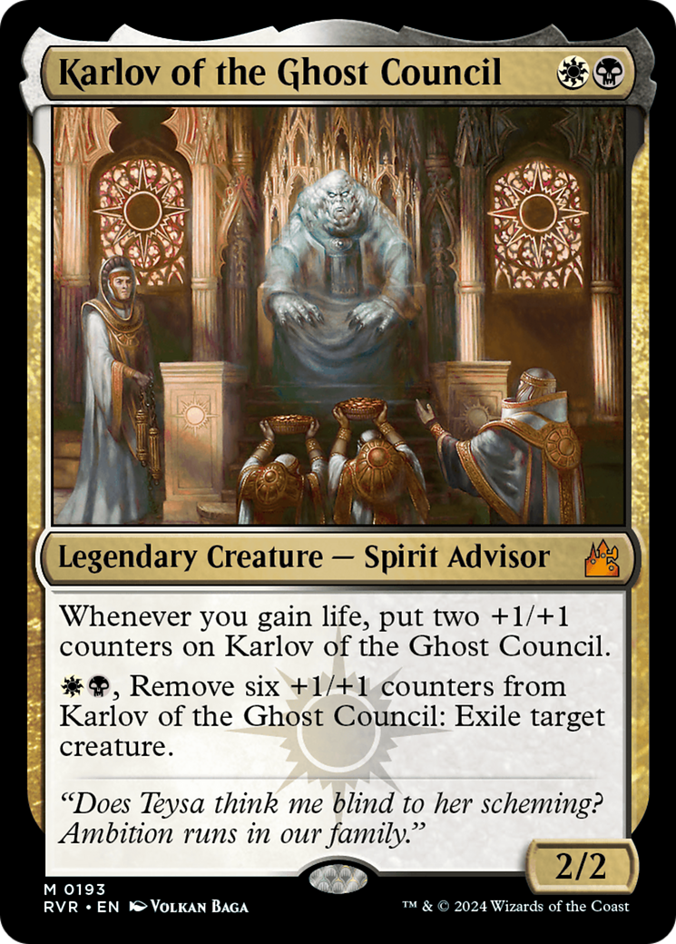 Karlov of the Ghost Council [Ravnica Remastered] | Tacoma Games