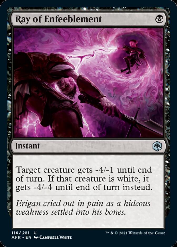 Ray of Enfeeblement [Dungeons & Dragons: Adventures in the Forgotten Realms] | Tacoma Games