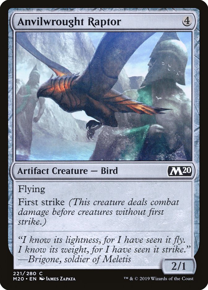 Anvilwrought Raptor [Core Set 2020] | Tacoma Games