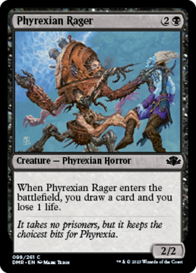 Phyrexian Rager [Dominaria Remastered] | Tacoma Games