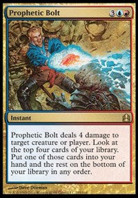 Prophetic Bolt [Commander 2011] | Tacoma Games