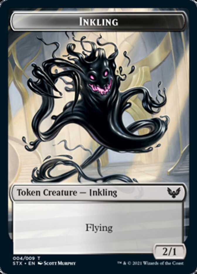 Inkling // Treasure Token [Strixhaven: School of Mages Tokens] | Tacoma Games