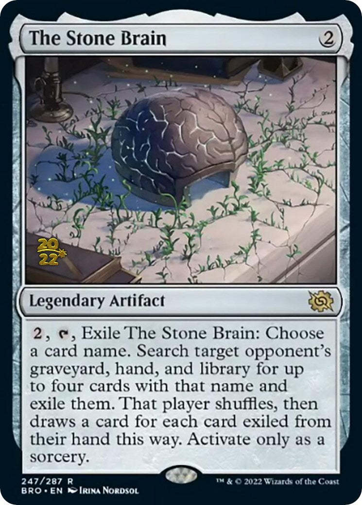 The Stone Brain [The Brothers' War: Prerelease Promos] | Tacoma Games