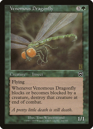 Venomous Dragonfly [Mercadian Masques] | Tacoma Games