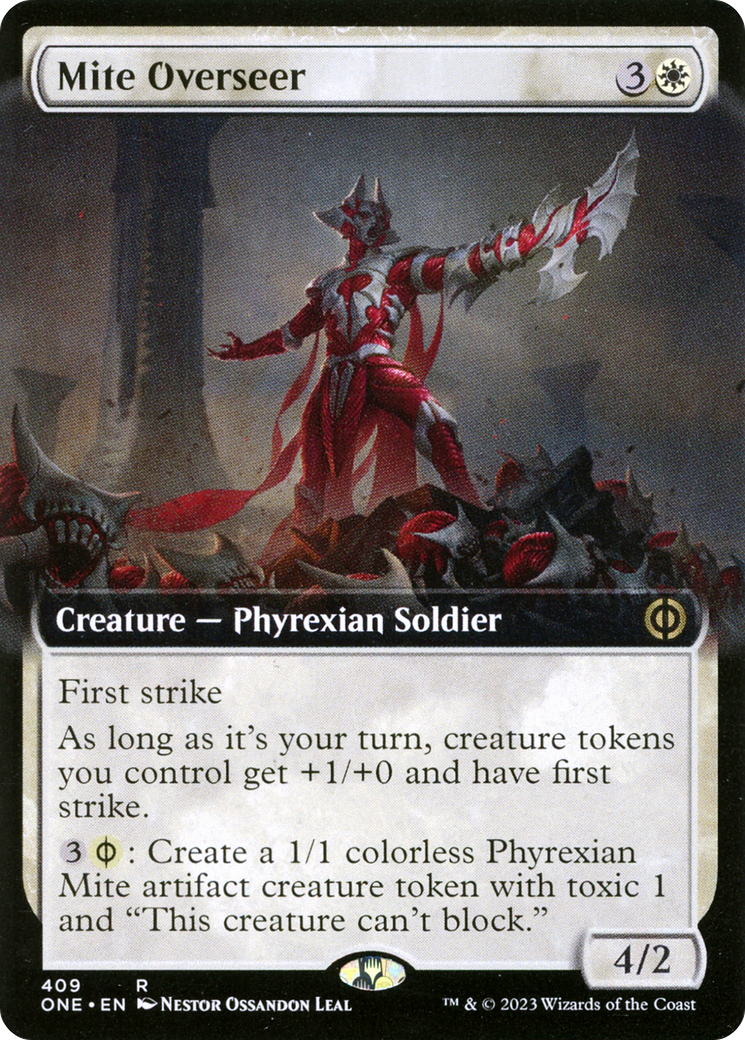 Mite Overseer (Extended Art) [Phyrexia: All Will Be One] | Tacoma Games