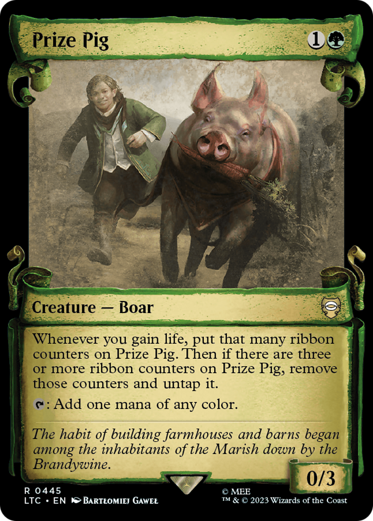 Prize Pig [The Lord of the Rings: Tales of Middle-Earth Commander Showcase Scrolls] | Tacoma Games