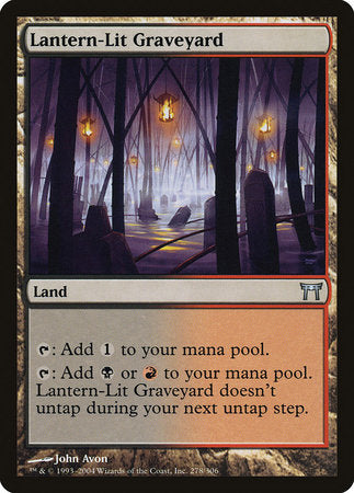 Lantern-Lit Graveyard [Champions of Kamigawa] | Tacoma Games