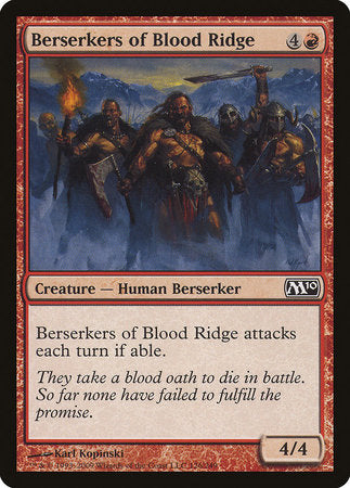Berserkers of Blood Ridge [Magic 2010] | Tacoma Games