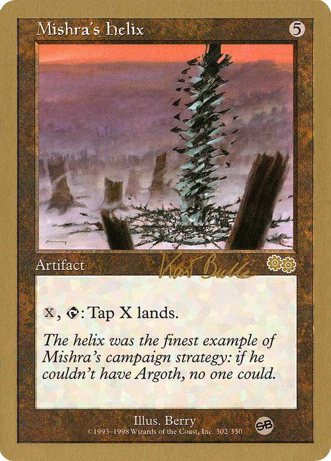 Mishra's Helix (Kai Budde) (SB) [World Championship Decks 1999] | Tacoma Games