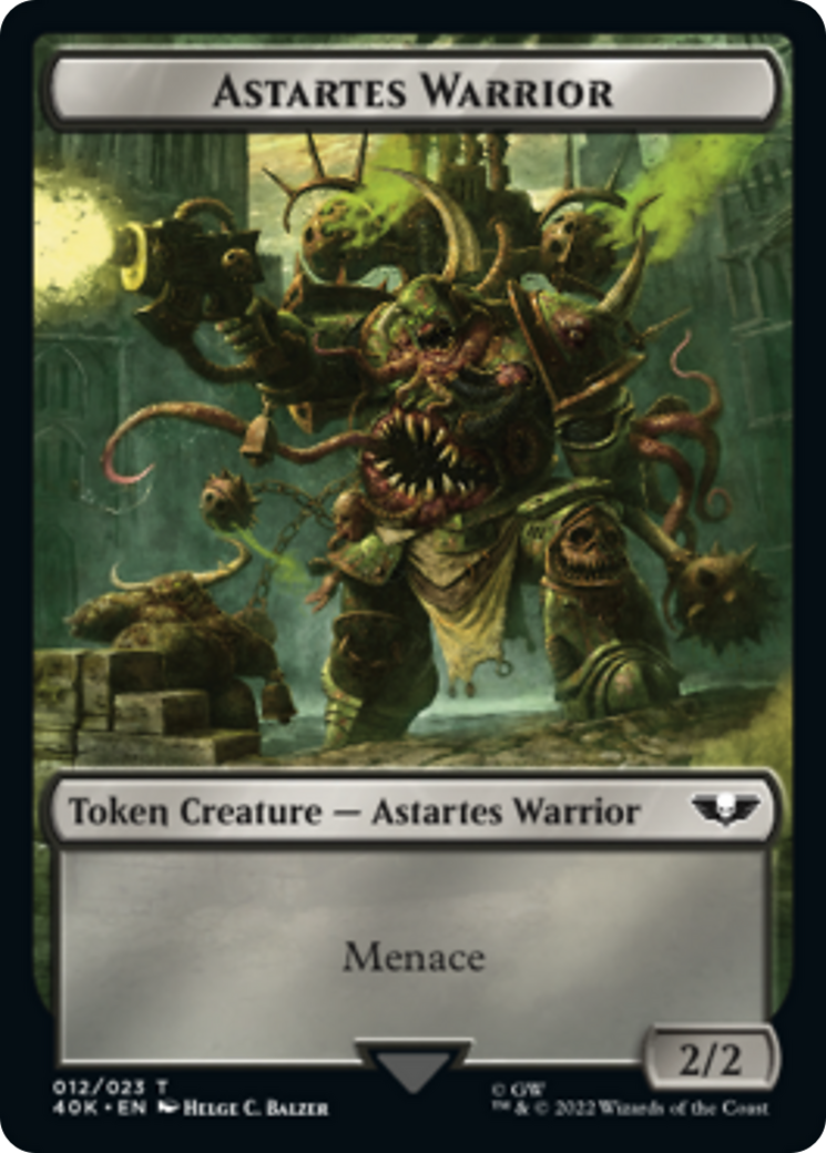 Astartes Warrior // Plaguebearer of Nurgle [Universes Beyond: Warhammer 40,000 Tokens] | Tacoma Games