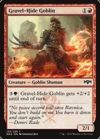 Gravel-Hide Goblin [Ravnica Allegiance] | Tacoma Games