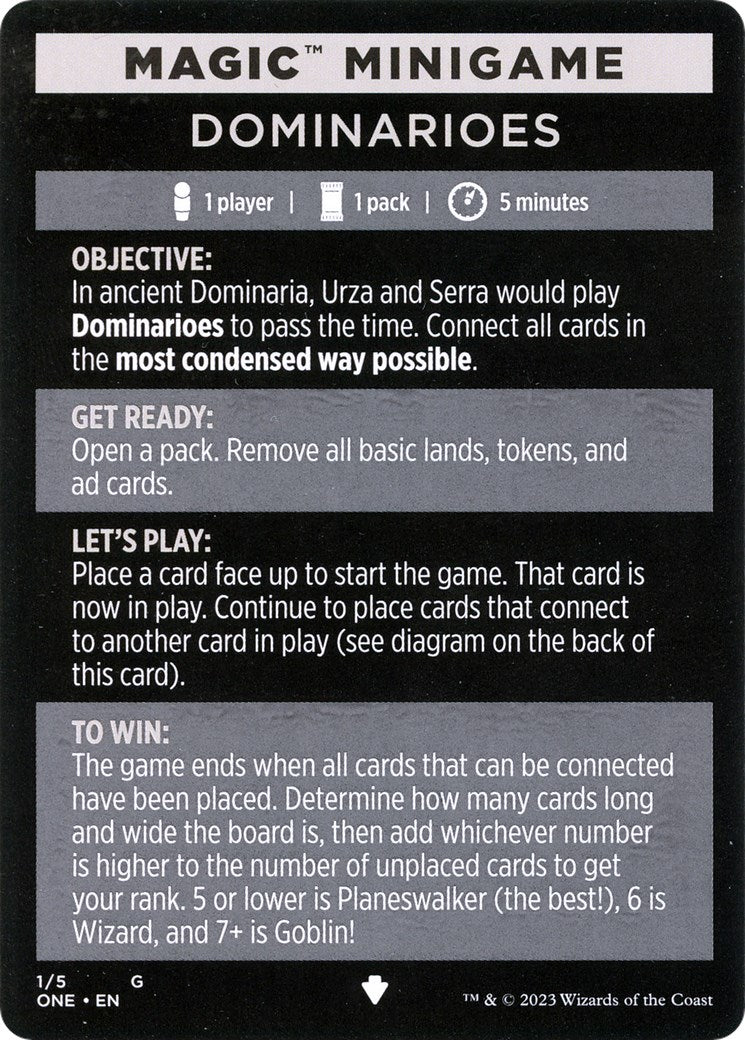 Dominarioes (Magic Minigame) [Phyrexia: All Will Be One Minigame] | Tacoma Games