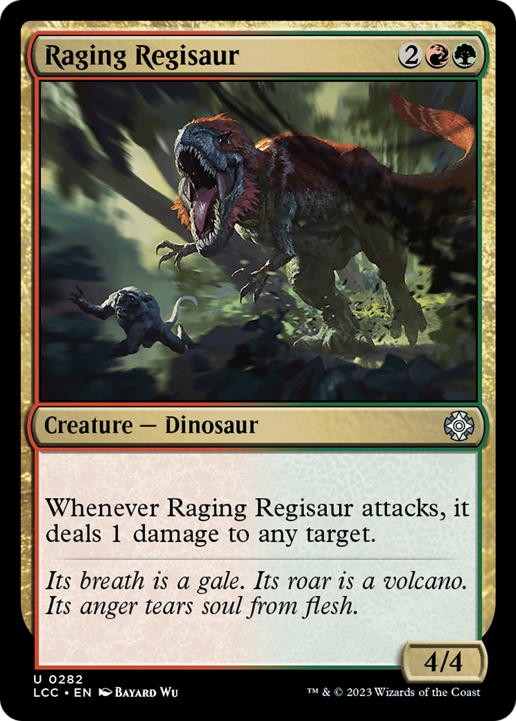 Raging Regisaur [The Lost Caverns of Ixalan Commander] | Tacoma Games