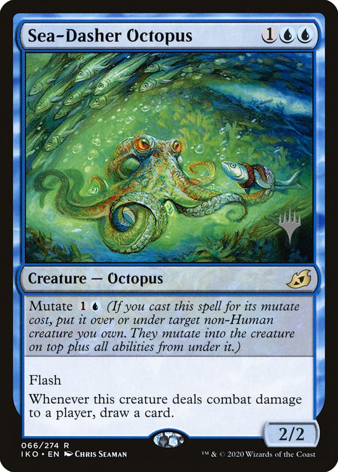 Sea-Dasher Octopus (Promo Pack) [Ikoria: Lair of Behemoths Promos] | Tacoma Games