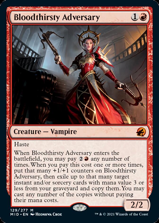 Bloodthirsty Adversary [Innistrad: Midnight Hunt] | Tacoma Games