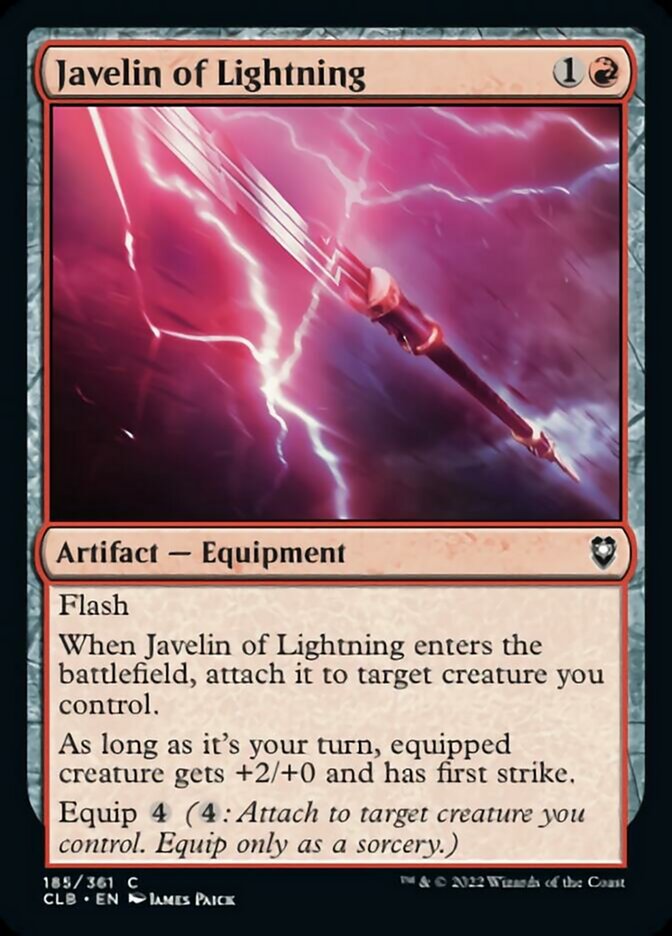 Javelin of Lightning [Commander Legends: Battle for Baldur's Gate] | Tacoma Games