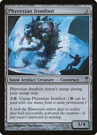 Phyrexian Ironfoot [Coldsnap] | Tacoma Games