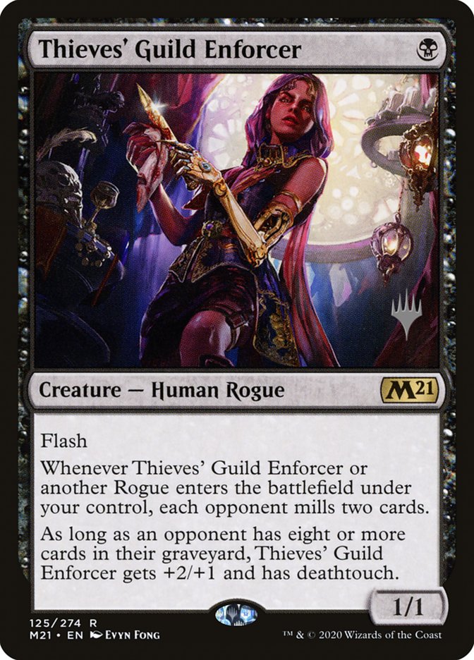 Thieves' Guild Enforcer (Promo Pack) [Core Set 2021 Promos] | Tacoma Games