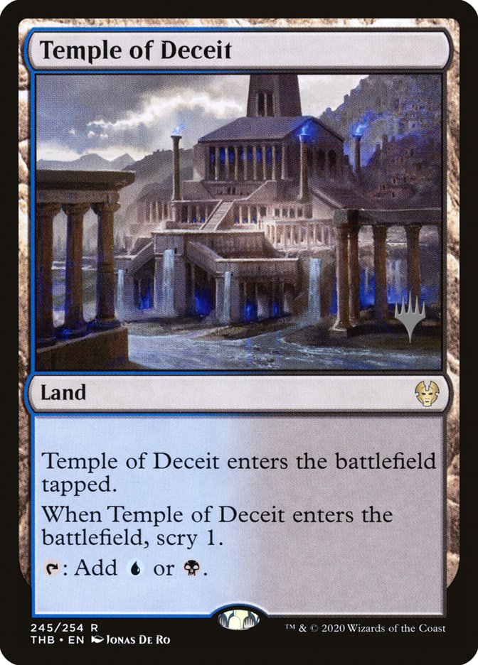 Temple of Deceit (Promo Pack) [Theros Beyond Death Promos] | Tacoma Games