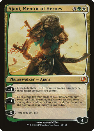 Ajani, Mentor of Heroes [Journey into Nyx] | Tacoma Games