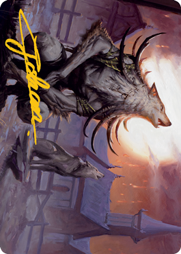 Lord of the Ulvenwald Art Card (Gold-Stamped Signature) [Innistrad: Midnight Hunt Art Series] | Tacoma Games