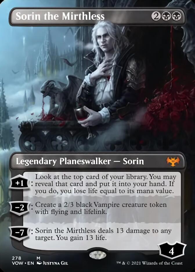 Sorin the Mirthless (Borderless) [Innistrad: Crimson Vow] | Tacoma Games