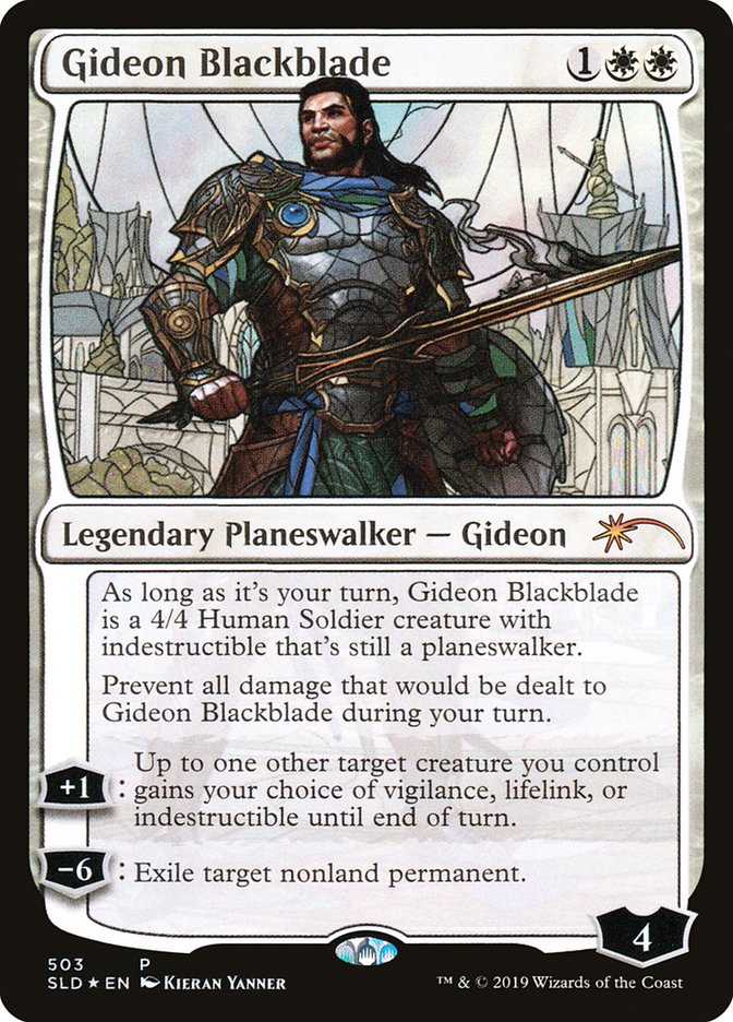 Gideon Blackblade (Stained Glass) [Secret Lair Drop Promos] | Tacoma Games