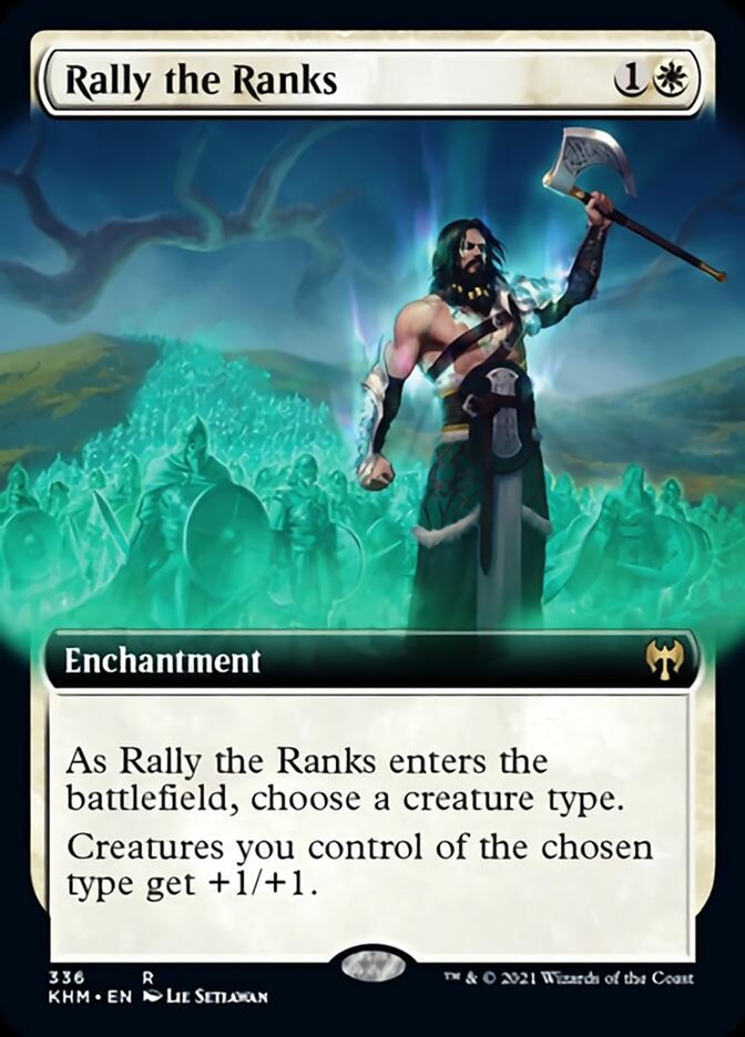 Rally the Ranks (Extended Art) [Kaldheim] | Tacoma Games