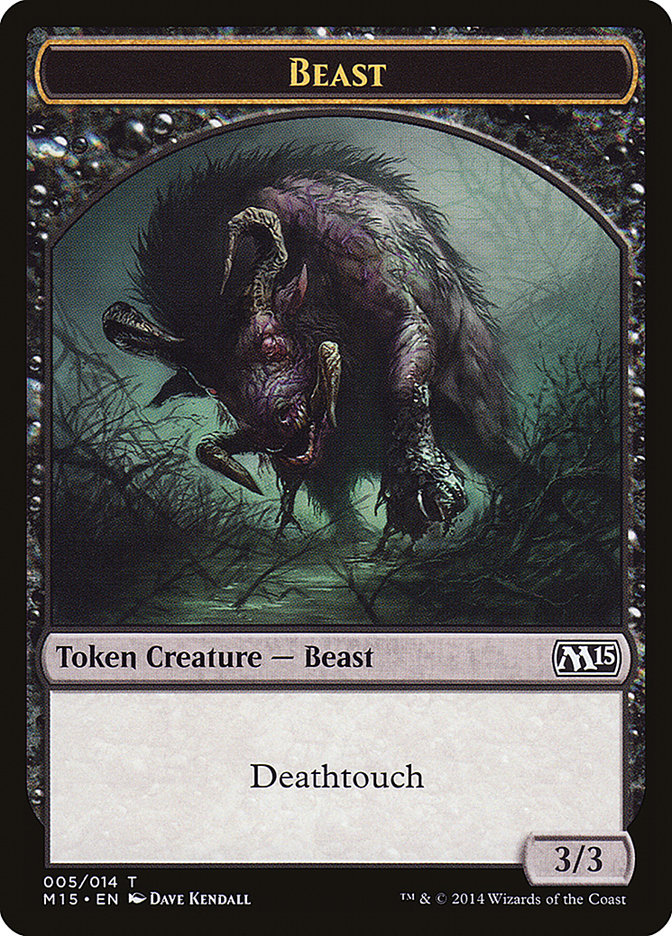 Beast (005/014) [Magic 2015 Tokens] | Tacoma Games
