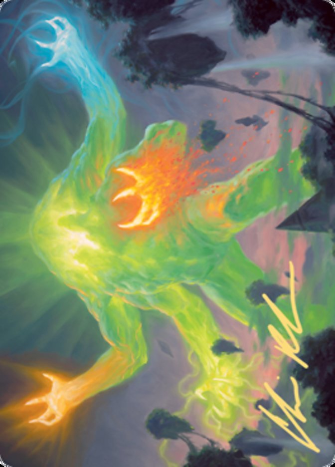 Omnath, Locus of Creation Art Card (Gold-Stamped Signature) [Zendikar Rising Art Series] | Tacoma Games