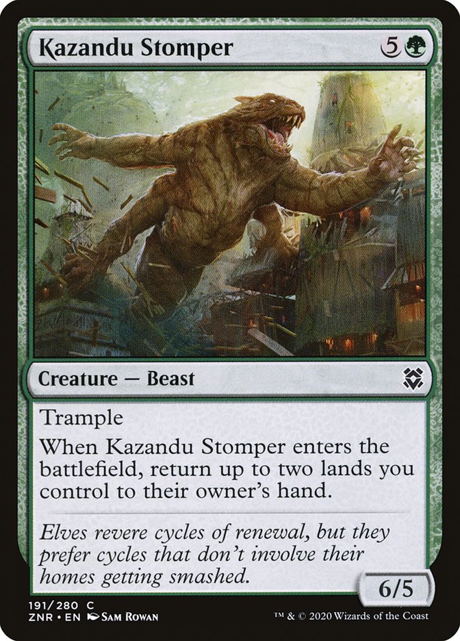 Kazandu Stomper [Zendikar Rising] | Tacoma Games