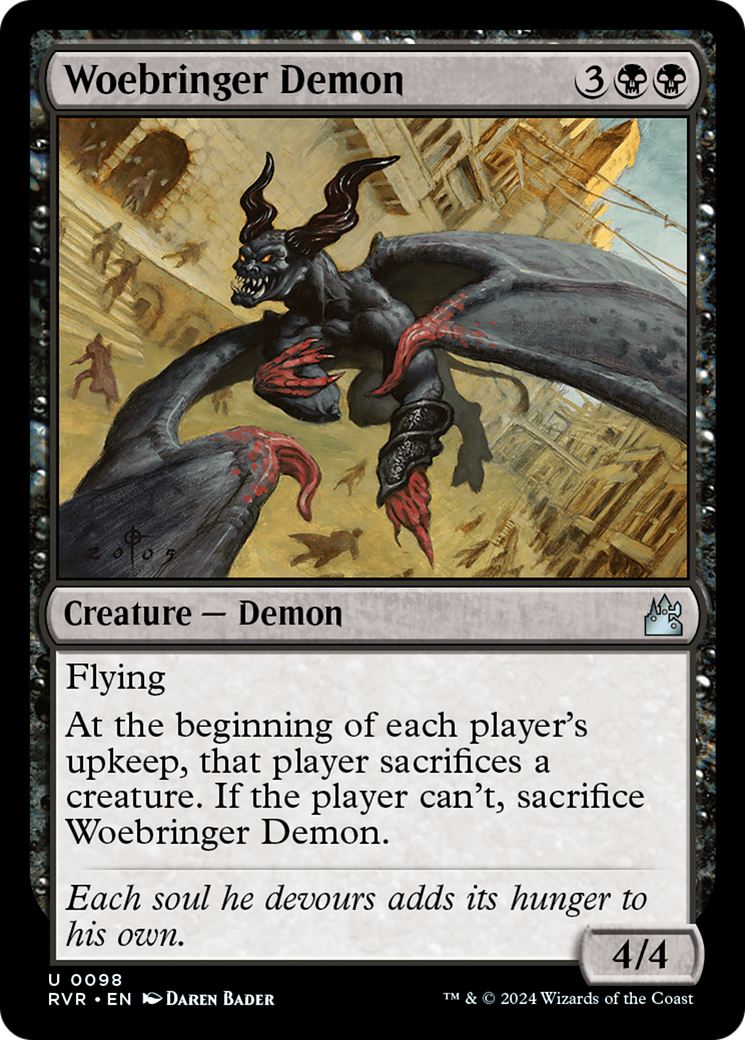 Woebringer Demon [Ravnica Remastered] | Tacoma Games