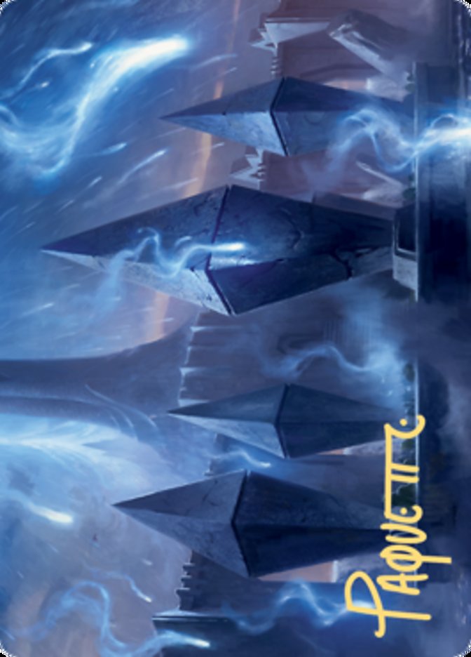 Sea Gate Restoration Art Card (Gold-Stamped Signature) [Zendikar Rising Art Series] | Tacoma Games