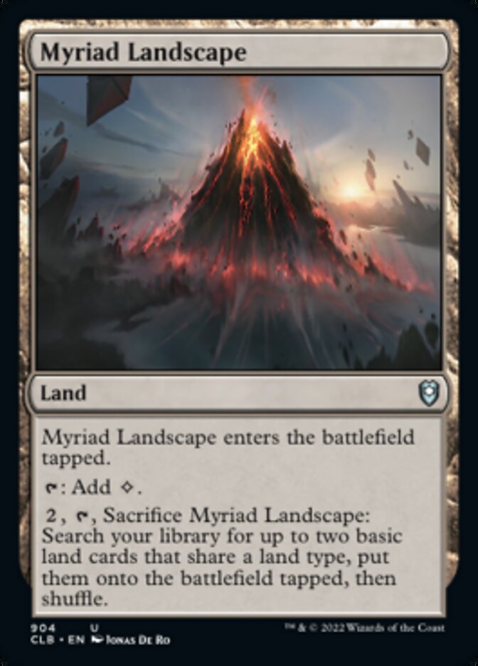 Myriad Landscape [Commander Legends: Battle for Baldur's Gate] | Tacoma Games