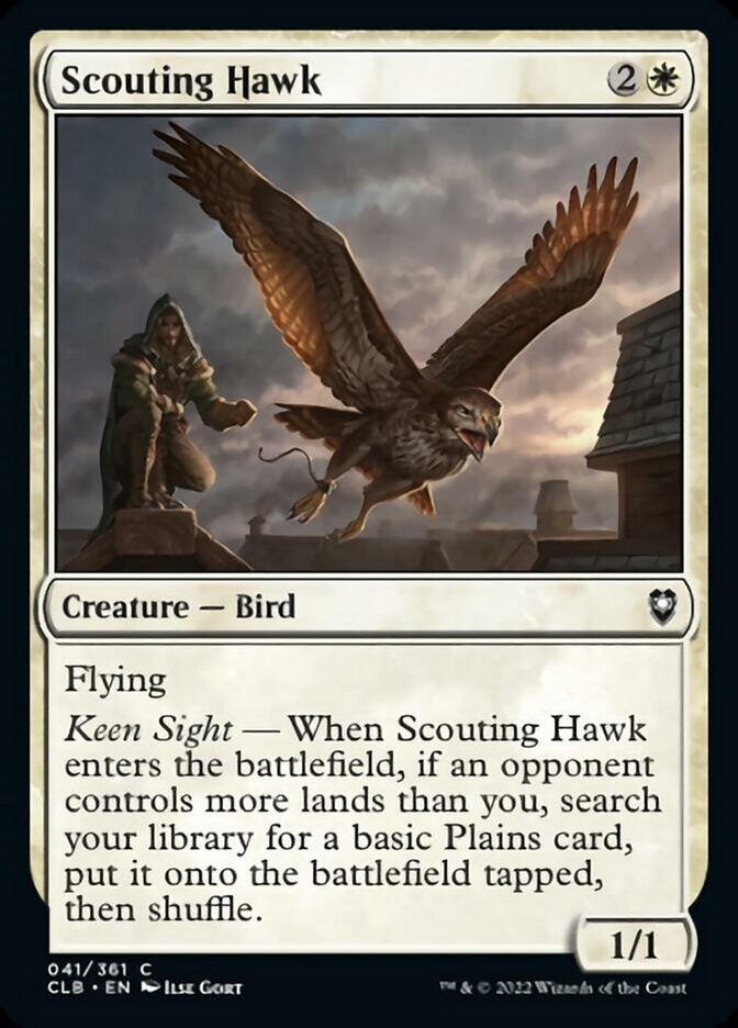 Scouting Hawk [Commander Legends: Battle for Baldur's Gate] | Tacoma Games