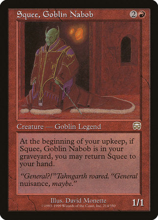 Squee, Goblin Nabob [Mercadian Masques] | Tacoma Games