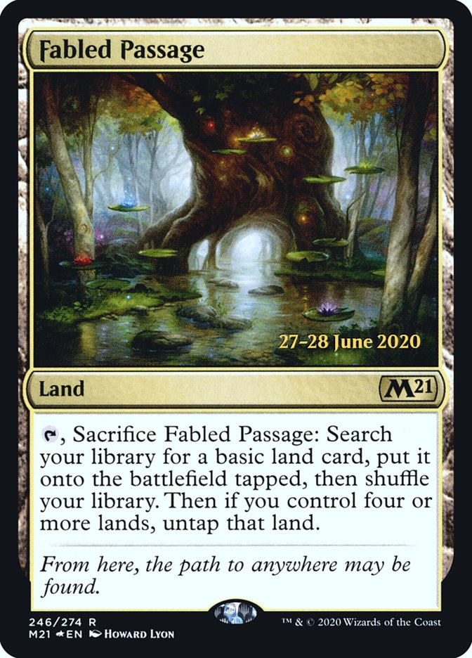 Fabled Passage  [Core Set 2021 Prerelease Promos] | Tacoma Games