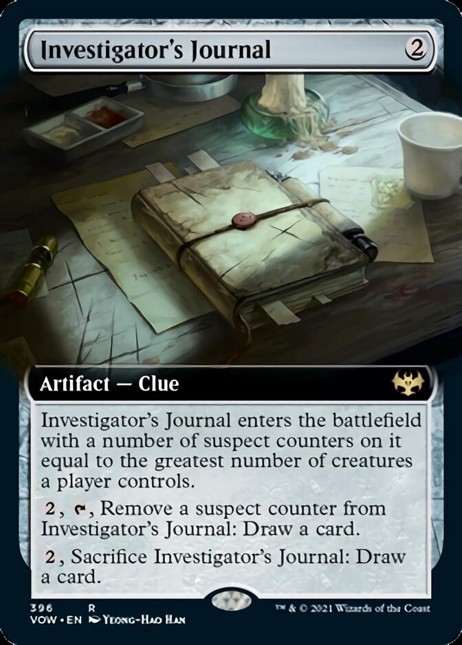 Investigator's Journal (Extended) [Innistrad: Crimson Vow] | Tacoma Games