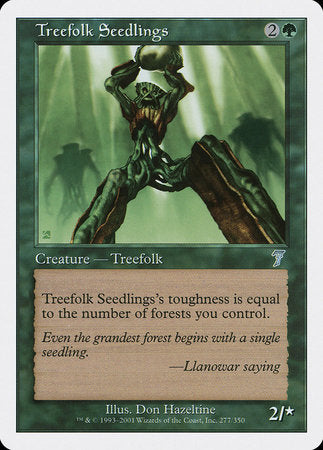 Treefolk Seedlings [Seventh Edition] | Tacoma Games