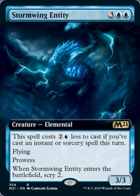 Stormwing Entity (Extended Art) [Core Set 2021] | Tacoma Games