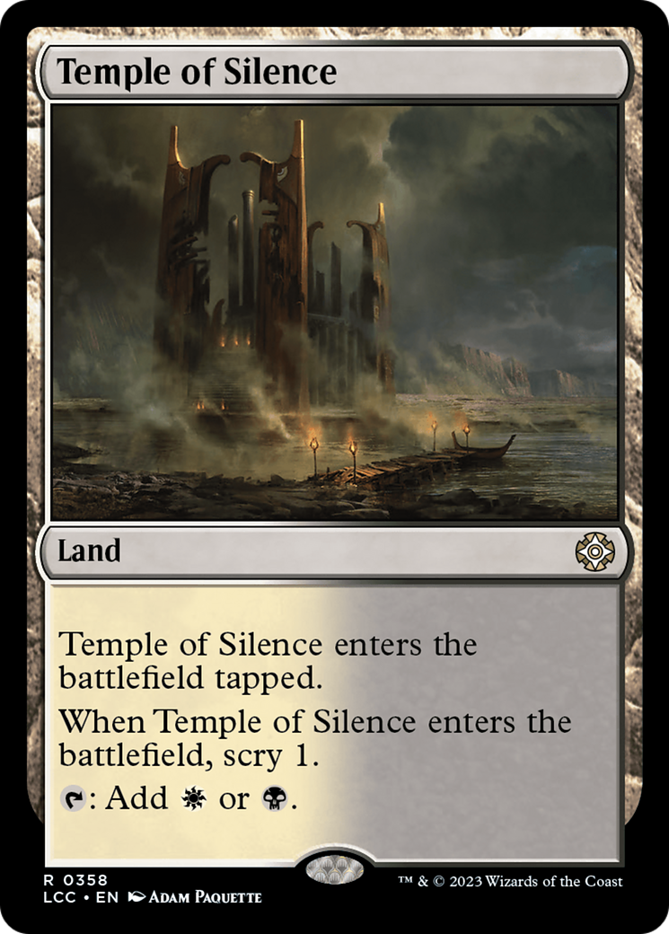 Temple of Silence [The Lost Caverns of Ixalan Commander] | Tacoma Games