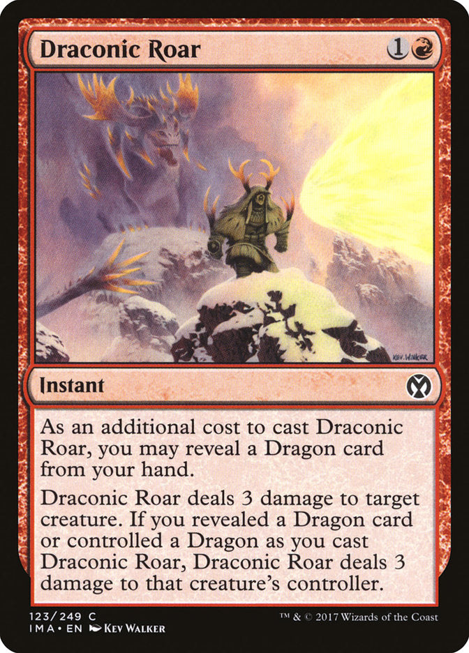 Draconic Roar [Iconic Masters] | Tacoma Games