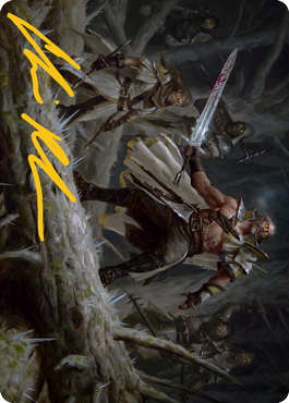 Tovolar, Dire Overlord 1 Art Card (Gold-Stamped Signature) [Innistrad: Midnight Hunt Art Series] | Tacoma Games