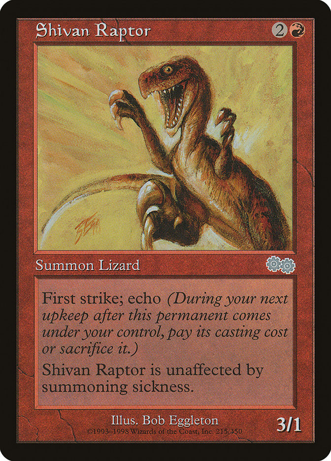 Shivan Raptor [Urza's Saga] | Tacoma Games